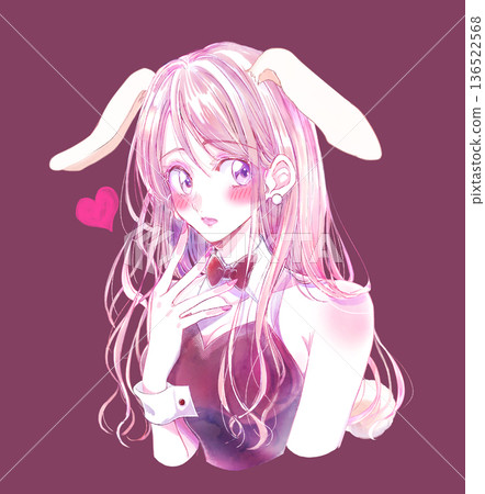A woman in a bunny girl costume Love 136522568