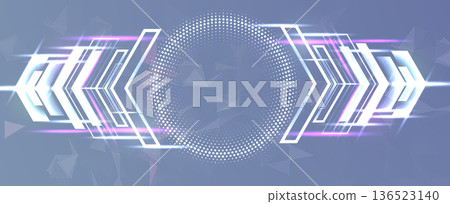 Technology and science banner or header. Computer neural network Technology and science banner or header. Computer neural network 136523140