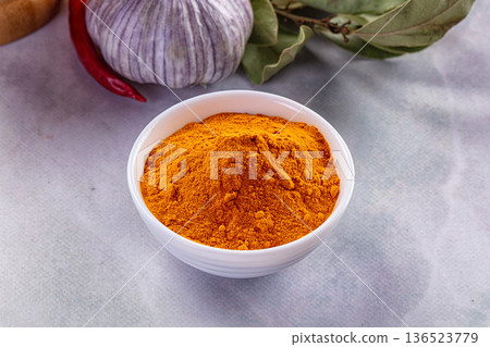 Yellow tumeric curcuma aroma powder Yellow tumeric curcuma aroma powder 136523779