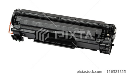 Black toner cartridge for laser printer office supply 136525835