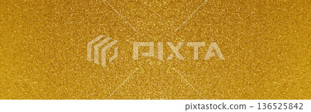 Gold glitter sparkling texture celebrating luxury background 136525842