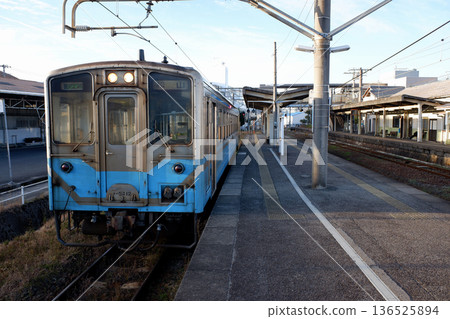 Ehime Prefecture Iyo City Station Yosan Line, Matsuyama bound Ehime Prefecture Iyo City Station Yosan Line, Matsuyama bound 136525894