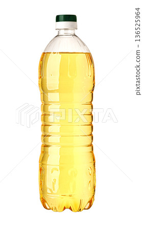 Cooking oil plastic bottle with transparent background Cooking oil plastic bottle with transparent background 136525964