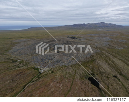 Arctic Chukotka Bering coastal pristine untouched nature wilderness landscape Arctic Chukotka Bering coastal pristine untouched nature wilderness landscape 136527157