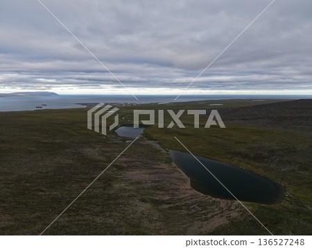 Chukotka subarctic tundra wilderness Arctic coastal formations landscape Chukotka subarctic tundra wilderness Arctic coastal formations landscape 136527248