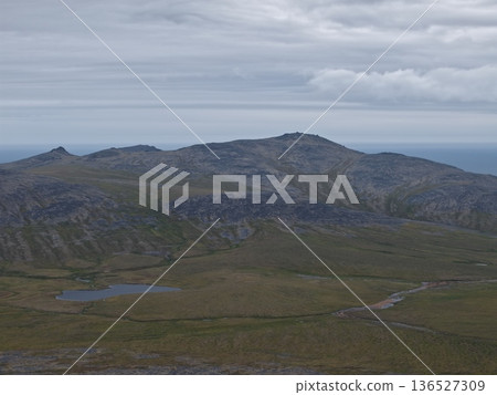 Chukotka subarctic tundra wilderness Arctic coastal formations landscape 136527309