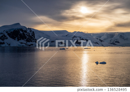 Antarctic landscape near Neko Harbour Antarctic landscape near Neko Harbour 136528495