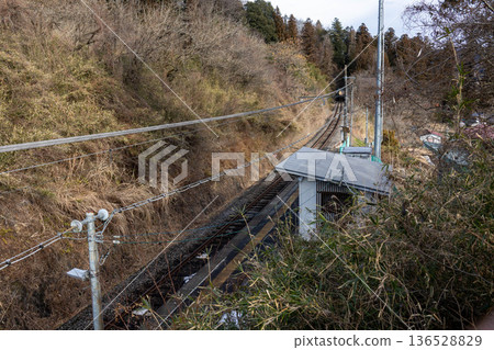 Yagura Station on the JR Agatsuma Line, Higashiagatsuma Town, Gunma Prefecture Yagura Station on the JR Agatsuma Line, Higashiagatsuma Town, Gunma Prefecture 136528829