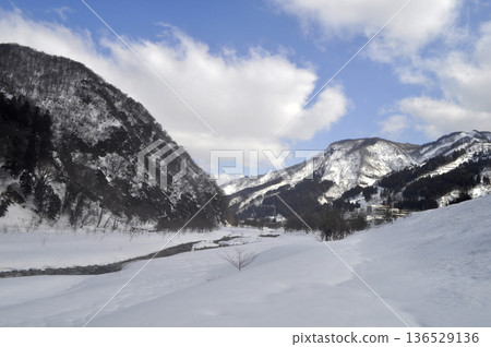 Winter snow scene Winter snow scene 136529136