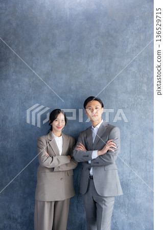 Businessman with arms folded Businessman with arms folded 136529715
