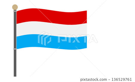 Flag Luxembourg Flag Luxembourg 136529761