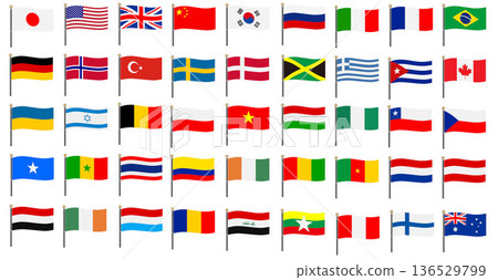 Flag set 136529799