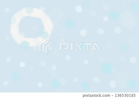 庫存插圖：柔和的日式淺藍色抽象圖案（雨雪景象） 136530185