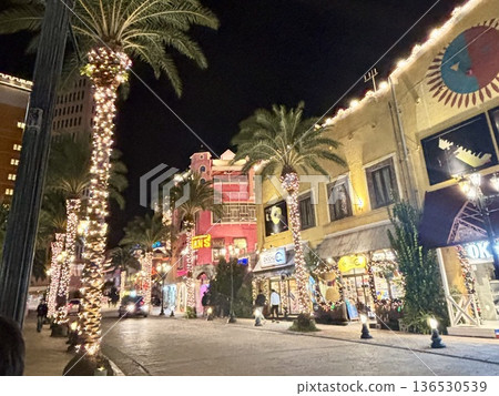 霓虹閃爍的美國村 136530539