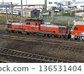 [Driver's seat confirmed, building logo blurred] JR Freight DD51 on the Goryokaku Station shunting line 136531404
