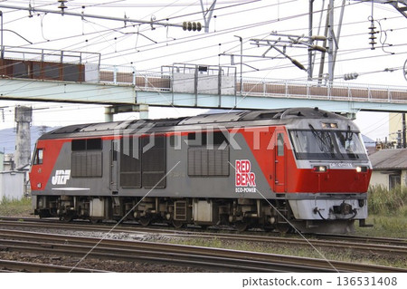 [Driver's seat confirmed] DF200 locomotive parked at Goryokaku Station 136531408