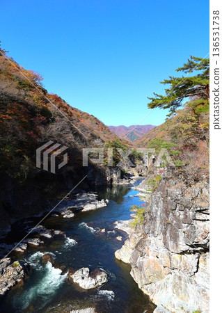 栃木縣日光市風景名勝區龍峽景色 1 栃木縣日光市風景名勝區龍峽景色 1 136531738