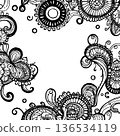 Healing mandala style illustration 136534119