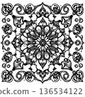 Healing mandala style illustration 136534122