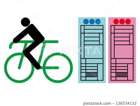 自行車和車票 136534132