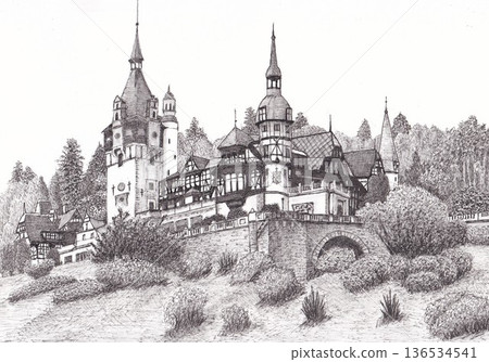 與城堡的風景 136534541