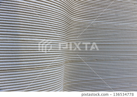 3D Printed concrete texture. architectural background.  136534778