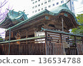Onomichi Sumiyoshi Shrine's worship hall and main hall Onomichi Sumiyoshi Shrine's worship hall and main hall 136534788