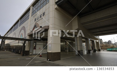Iiyama-Man Station on the Toyo Rapid Railway, known for its difficult-to-read name, seen from Exit 1 Iiyama-Man Station on the Toyo Rapid Railway, known for its difficult-to-read name, seen from Exit 1 136534853