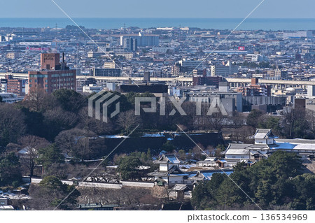 黑瓦積雪的金澤冬景 黑瓦積雪的金澤冬景 136534969