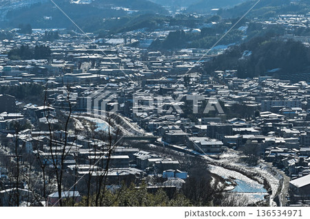 黑瓦積雪的金澤冬景 黑瓦積雪的金澤冬景 136534971