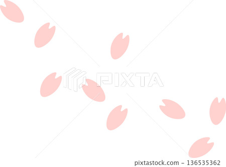 Dancing cherry blossom petals (light) Dancing cherry blossom petals (light) 136535362