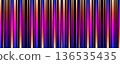 Modern barcode lines with vibrant neon gradient 136535435