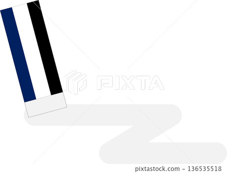 Eraser graphic illustration Eraser graphic illustration 136535518