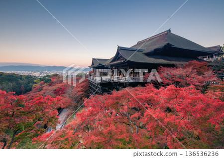 Kiyomizu Temple in autumn 136536236