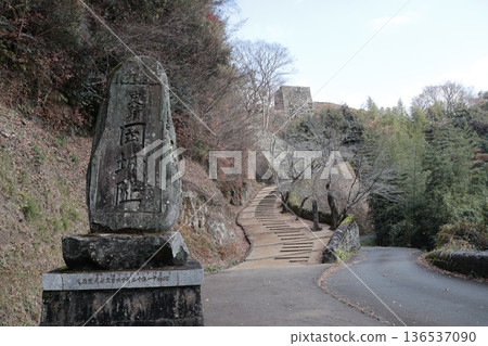 The ruins of Oka Castle (Taketa City, Oita Prefecture), the model for "Kojo no Tsuki" 136537090