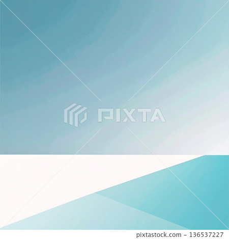 Abstract geometric design inspired by a refreshing blue sky: a modern backdrop that expresses technology, the future, and honesty 136537227