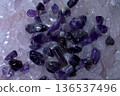 Amethyst and Quartz Power Stones 136537496