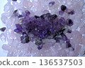 Amethyst and Quartz Power Stones 136537503