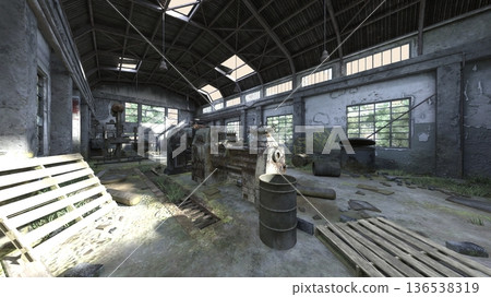 被毀的倉庫 被毀的倉庫 136538319