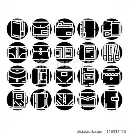 Document organizer business office accessories set Document organizer business office accessories set 136538430