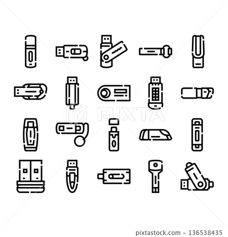 Usb drive and memory stick devices collection Usb drive and memory stick devices collection 136538435