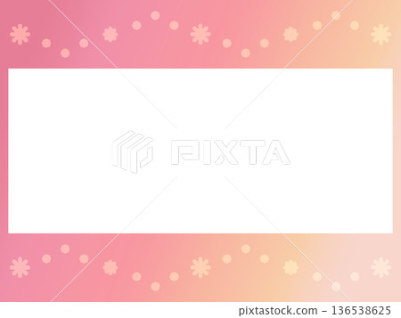 簡約的春日色彩相框 簡約的春日色彩相框 136538625
