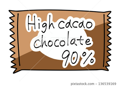 Simple and light high cacao chocolate (90%), solid color Simple and light high cacao chocolate (90%), solid color 136539169