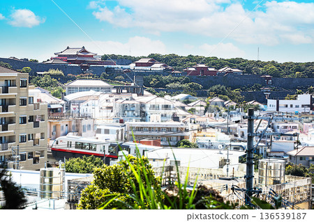 View from the park with Shuri Castle in view 136539187