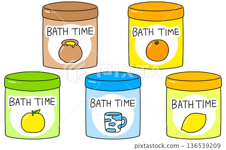 簡易浴鹽瓶組 1 件 - 純色 136539209