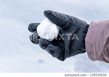 手中的雪球 136539839