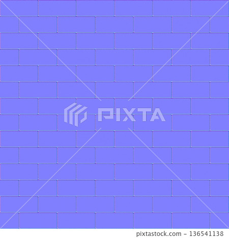Traditional running bond brick normal map Traditional running bond brick normal map 136541138