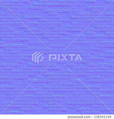 Standard brick bond normal map texture Standard brick bond normal map texture 136541144