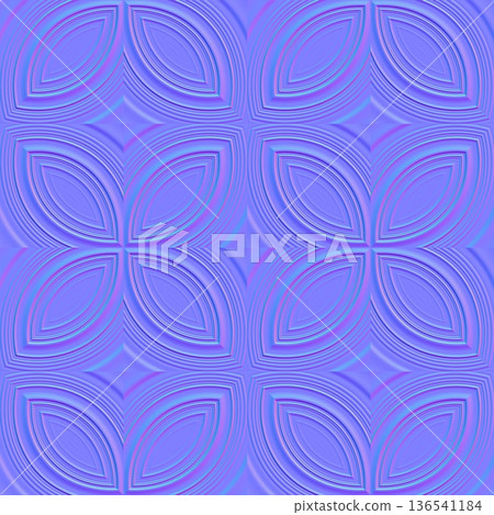 Detailed Leaf Motif Tile Normal Map Detailed Leaf Motif Tile Normal Map 136541184