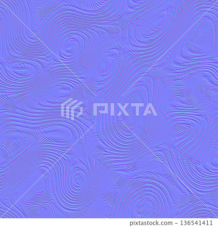 Topographic swirl wood texture normal map 136541411